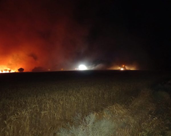 Incendio en Berbegal 20 de junio 2022
