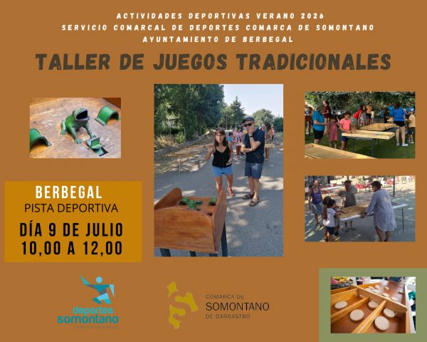 Taller de juegos tradicionales Berbegal 2026