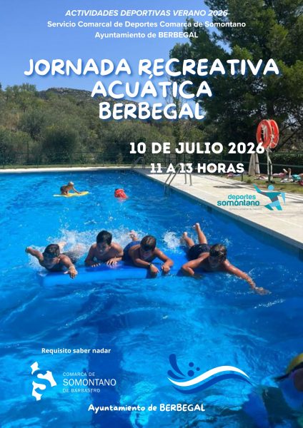 Jornada recreativa acuática Berbegal 2026