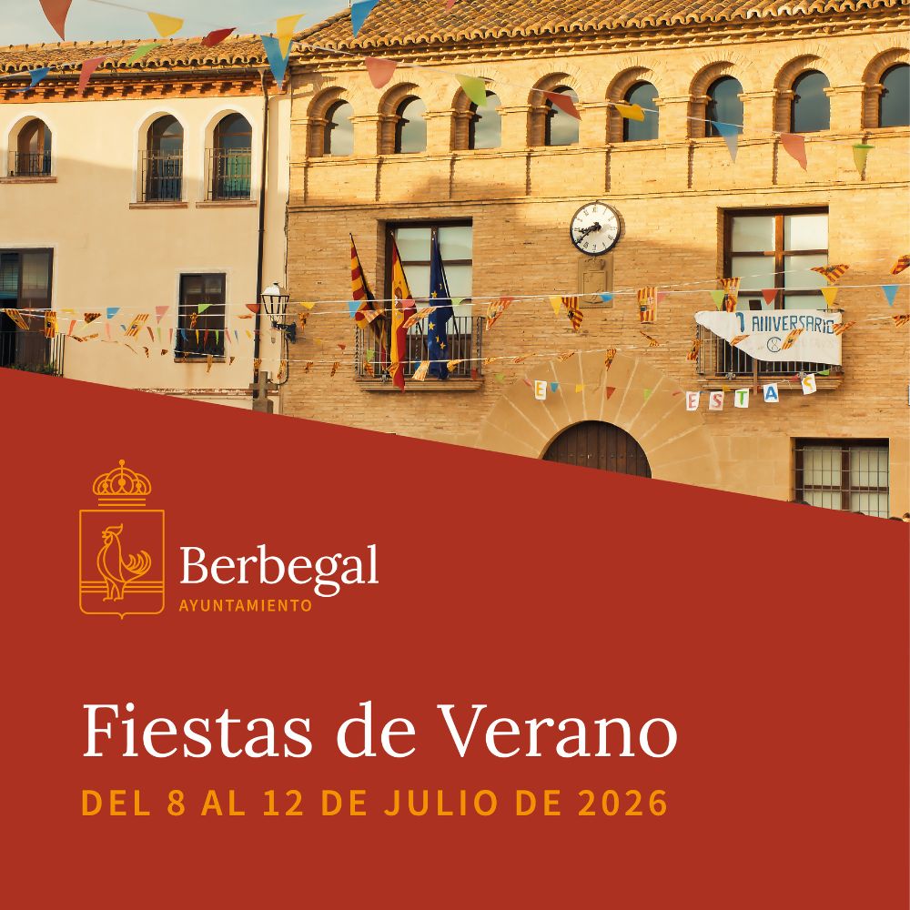 Fiestas de verano Berbegal 2026