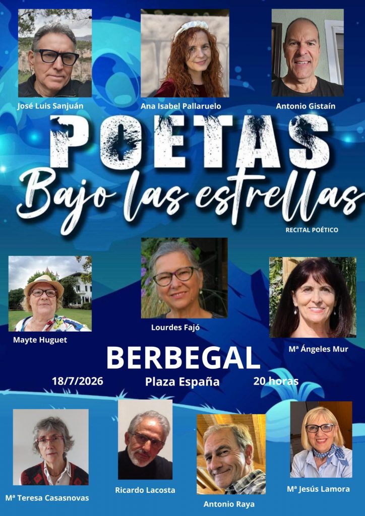 Poetas bajo las estrellas - julio 2026 Berbegal