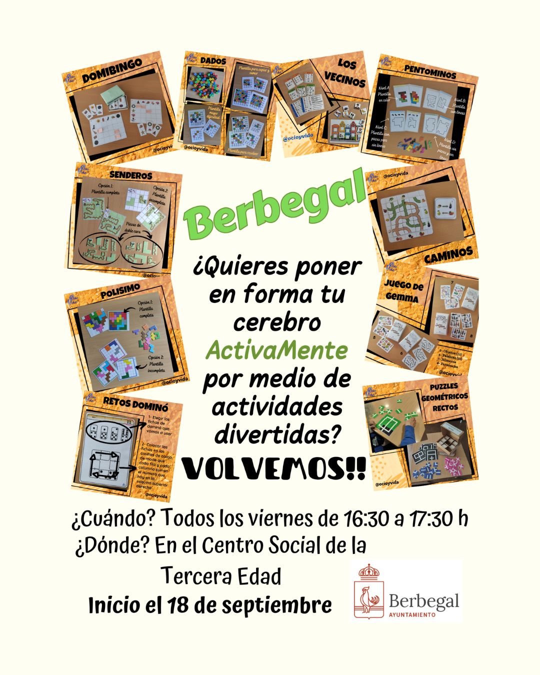 Activamente cartel de la actividad 2026