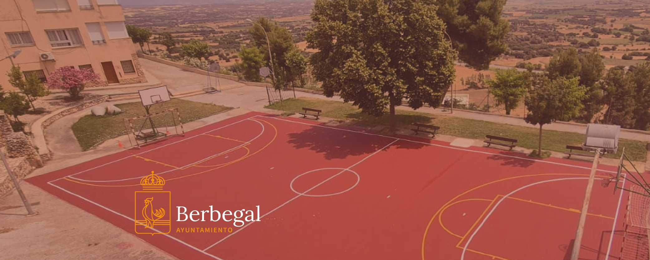 Banner Noticias finalización obras pista de deportes Berbegal 2026