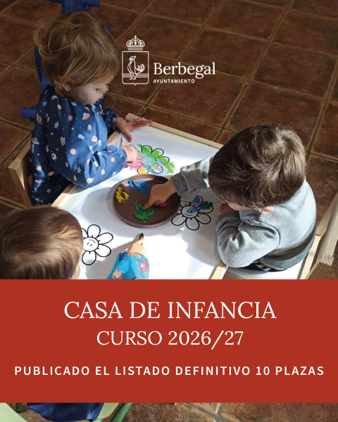 Listado alumnado Casa de Infancia 2026-2027